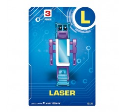 Letrabots Planet White | L Laser