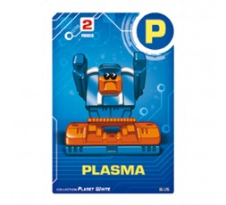 Letrabots Planet White | P Plasma