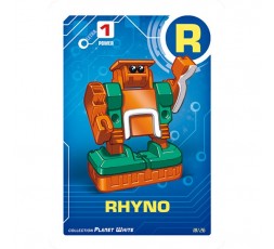 Letrabots Planet White | R Rhyno