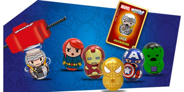 Marvel Wooblies: la nuova collezione di 50 trottole magnetiche dell’Universo Marvel